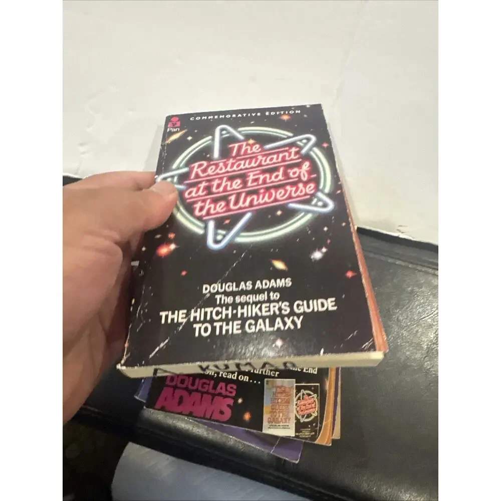 Douglas Adams Hitchhikers Guide 5 Book Lot Pan Commemorative Editions Sci Fi